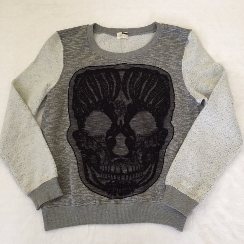 LF skull detail crewneck size x-small